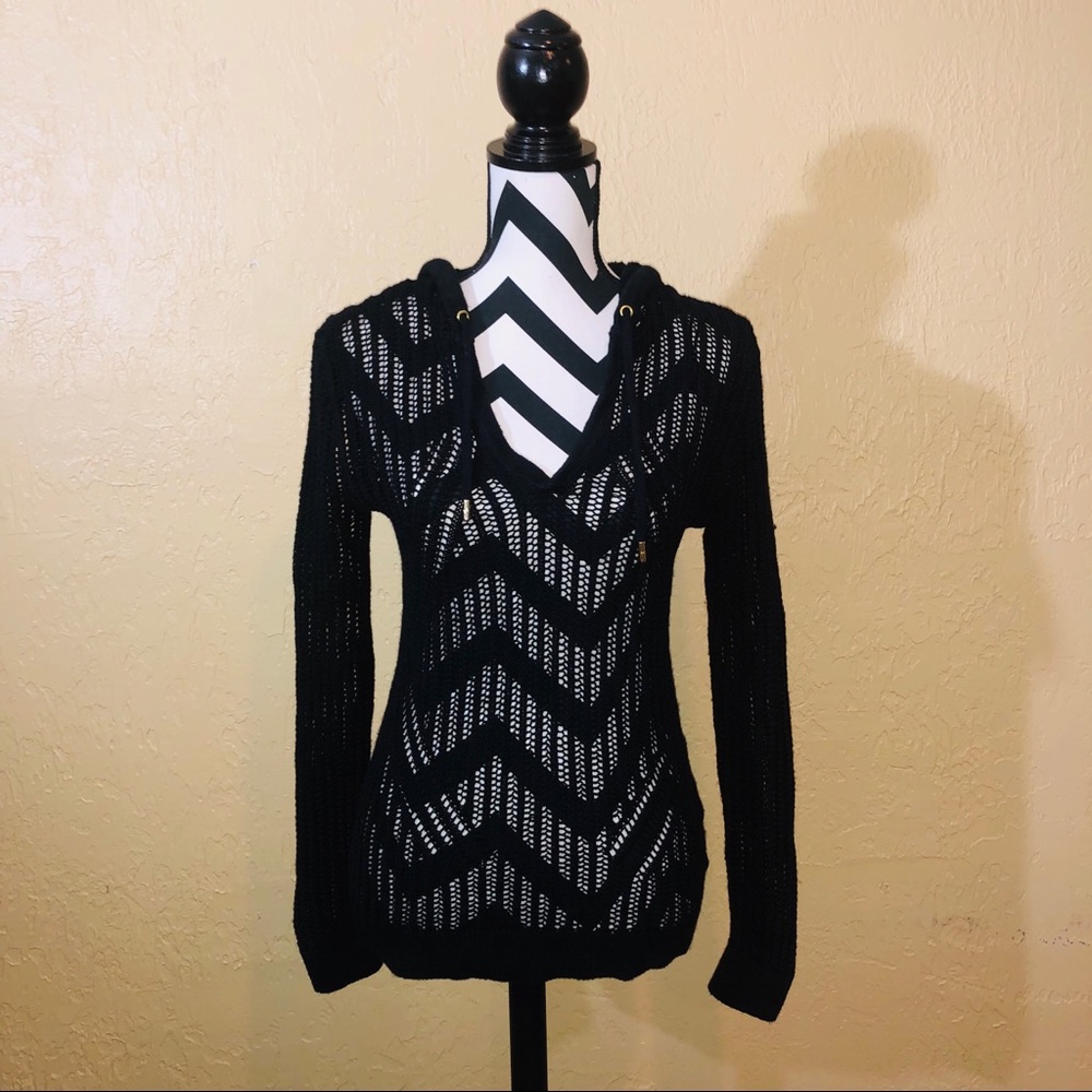 Michael Kors Knitted Hooded Sweater